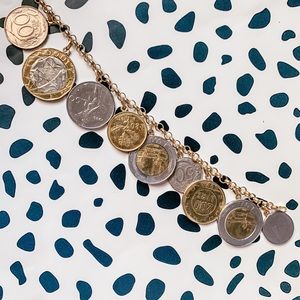 Gold Coin Bracelet